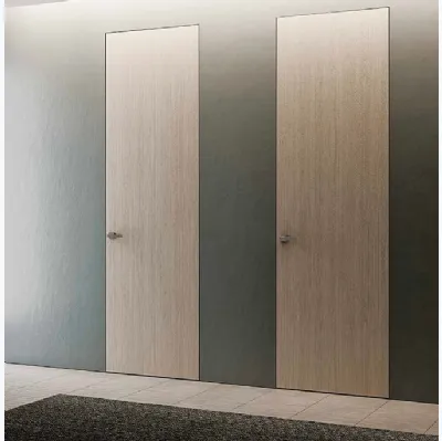 Porta per interni battente in laminato Filomuro Grafite 111G Grano di BiHome