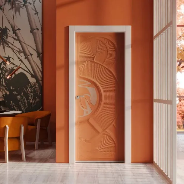 Porta per interni in sabbia colorata Casa Zen Kara di Bertolotto