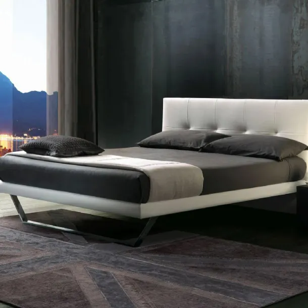 Letto in pelle Alexia di Ergogreen