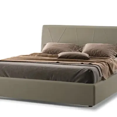 Letto con testiera Lotus di Moretti Compact Giorno Notte