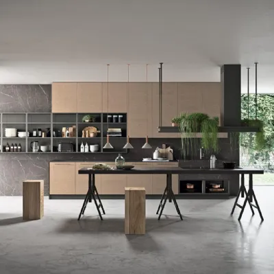 Cucina Design ad angolo Mood 02 di Astra