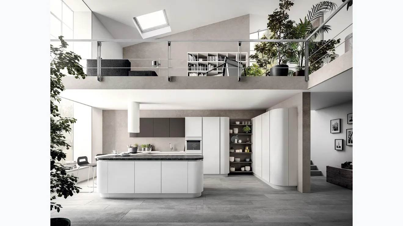 Cucina Design con penisola XXL 05 di Astra