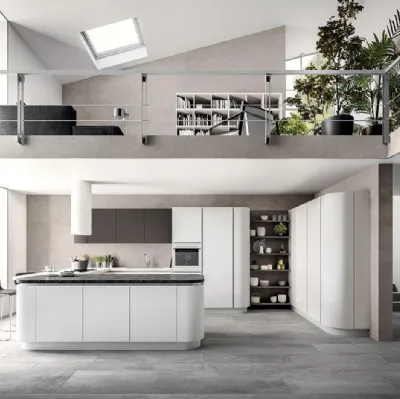 Cucina Design con penisola XXL 05 di Astra